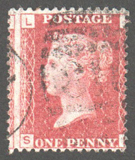 Great Britain Scott 33 Used Plate 97 - SL - Click Image to Close